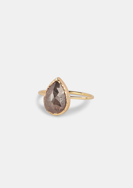 Vale x Stone Fox Bride Raw Diamond Bezel Ring