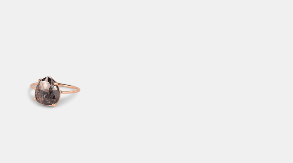 Vale x Stone Fox Bride Raw Diamond 4 Prong Ring