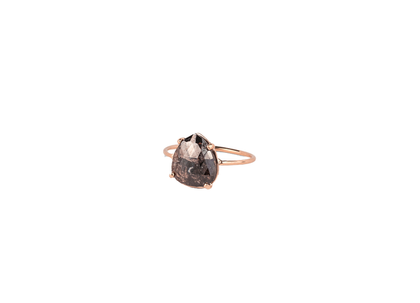 Vale x Stone Fox Bride Raw Diamond 4 Prong Ring