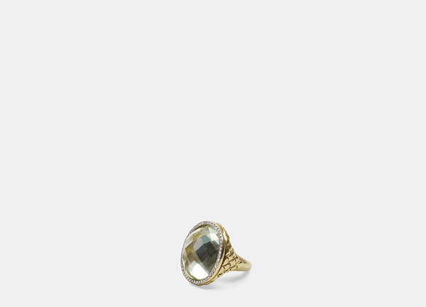 Kathryn Bentley Green Amethyst Ring