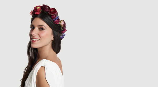 The Scarlett Ohara Floral Halo