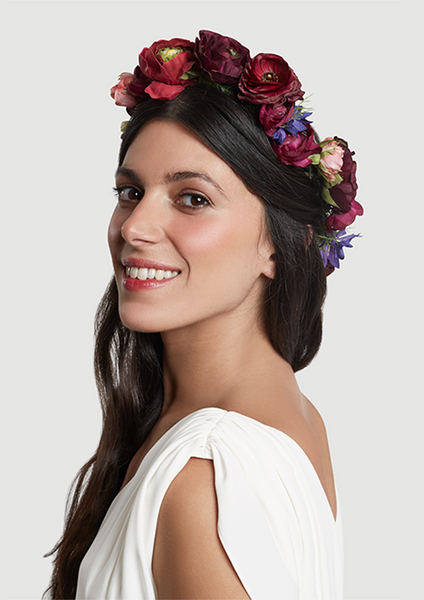 The Scarlett Ohara Floral Halo